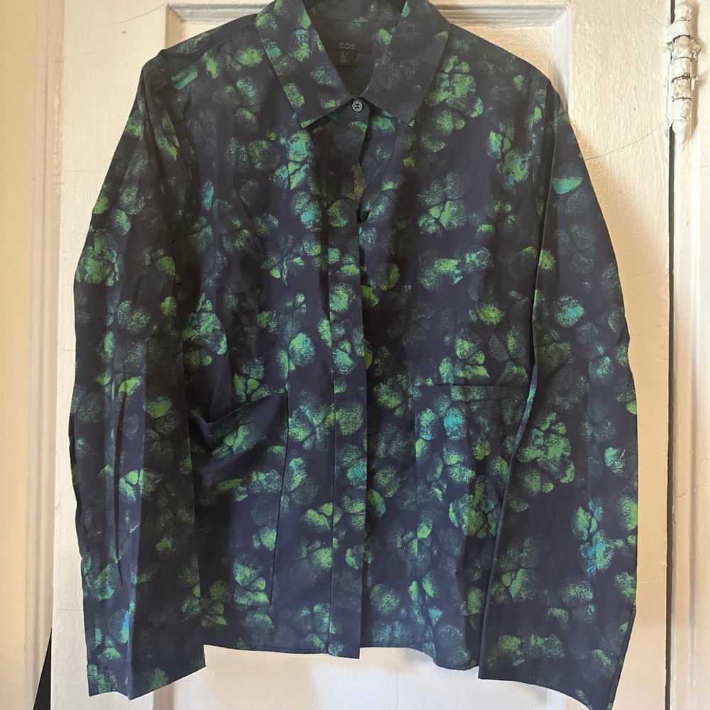Womens COS Cotton Button Down Shirt Size 10